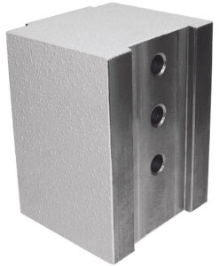 Throat extension block Throat extension block