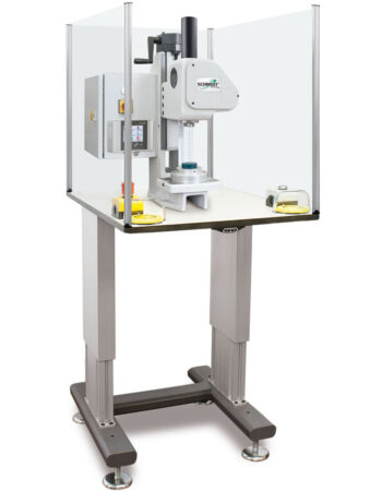 ElectricPress 43 on height adjustable PU20, PressControl 75