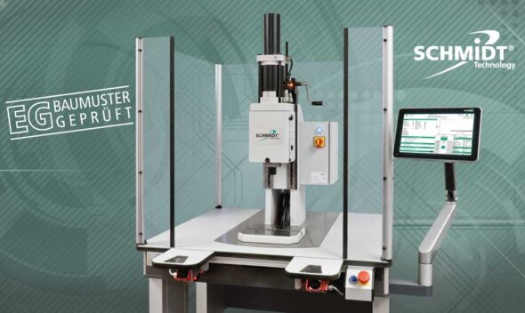 Workstation with EC type-examined intervention guarding