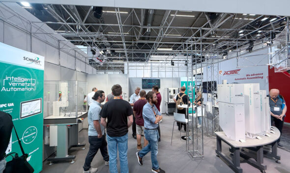 Automatica 2025 Schmidt Messestand