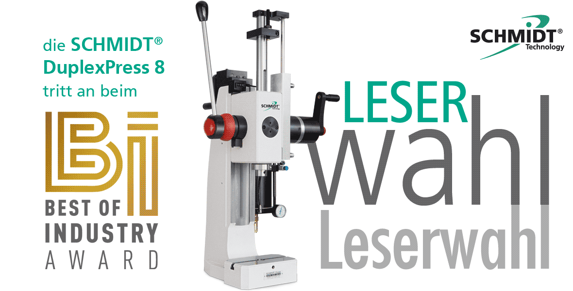 Leserwahl SCHMIDT® DuplexPress 8